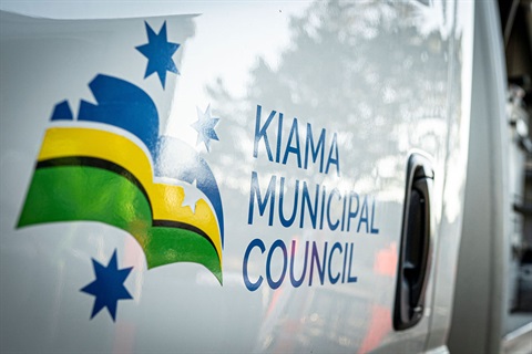 Kiama Council vehicle door