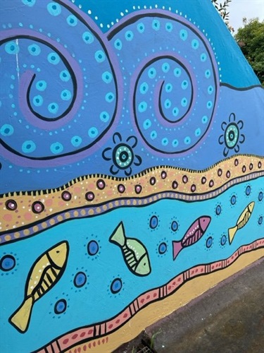 Mural - Minnamurra Vilage Underpass - Holly Sanders & Minnamurra Public School
