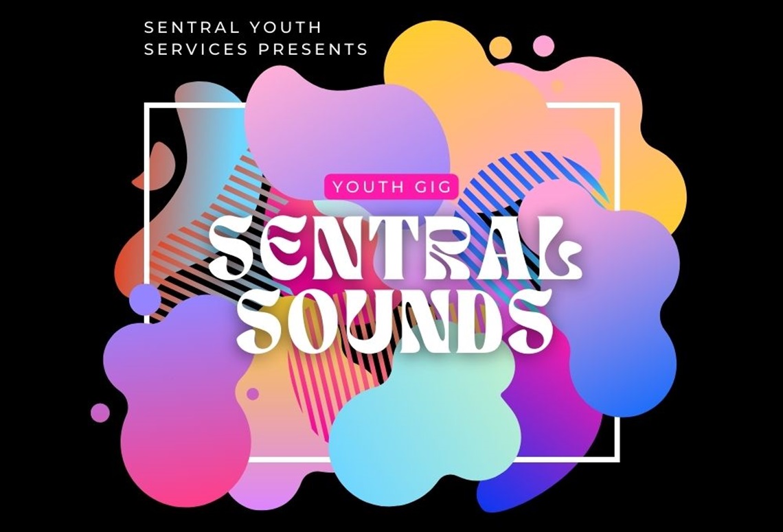 Sentral Youth Services presents Sentral Sounds Youth Gig Generic Promo: colorful framed background