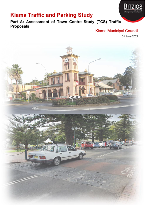 Cover Page - Draft Kiama Traffic and Parking Study